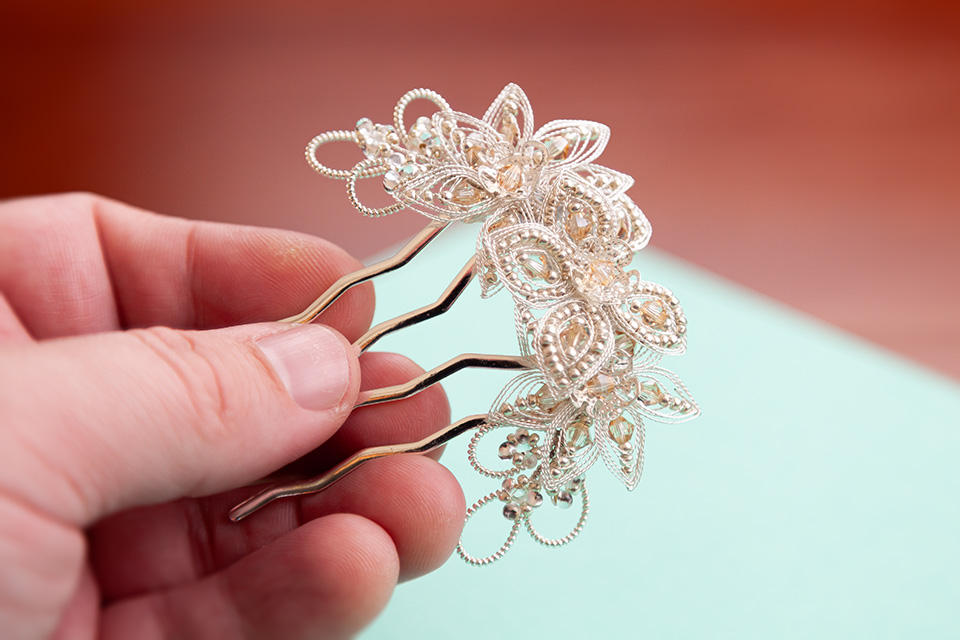 Haarschmuck von der Manufaktur Trausniz